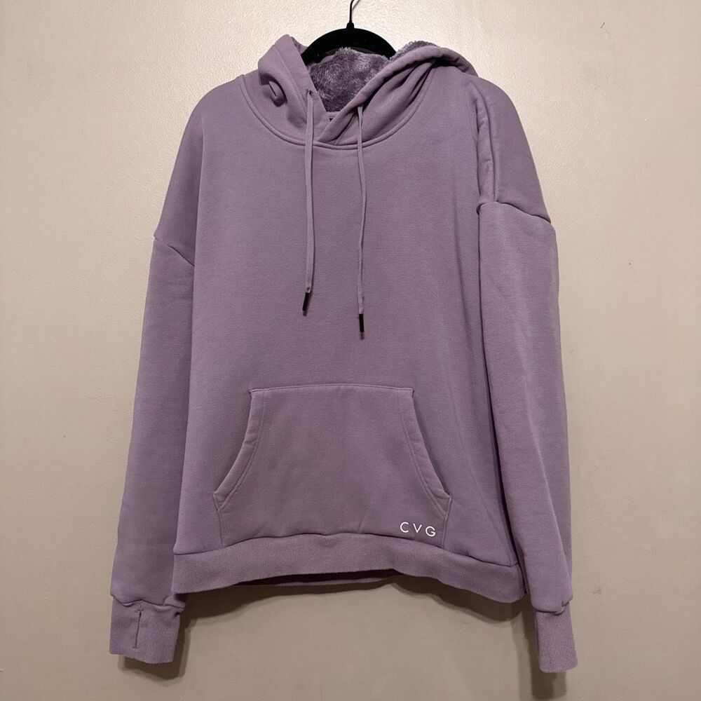 Constantly Varied Gear Size XL Dusty Violet Fleece Lined Hoodie